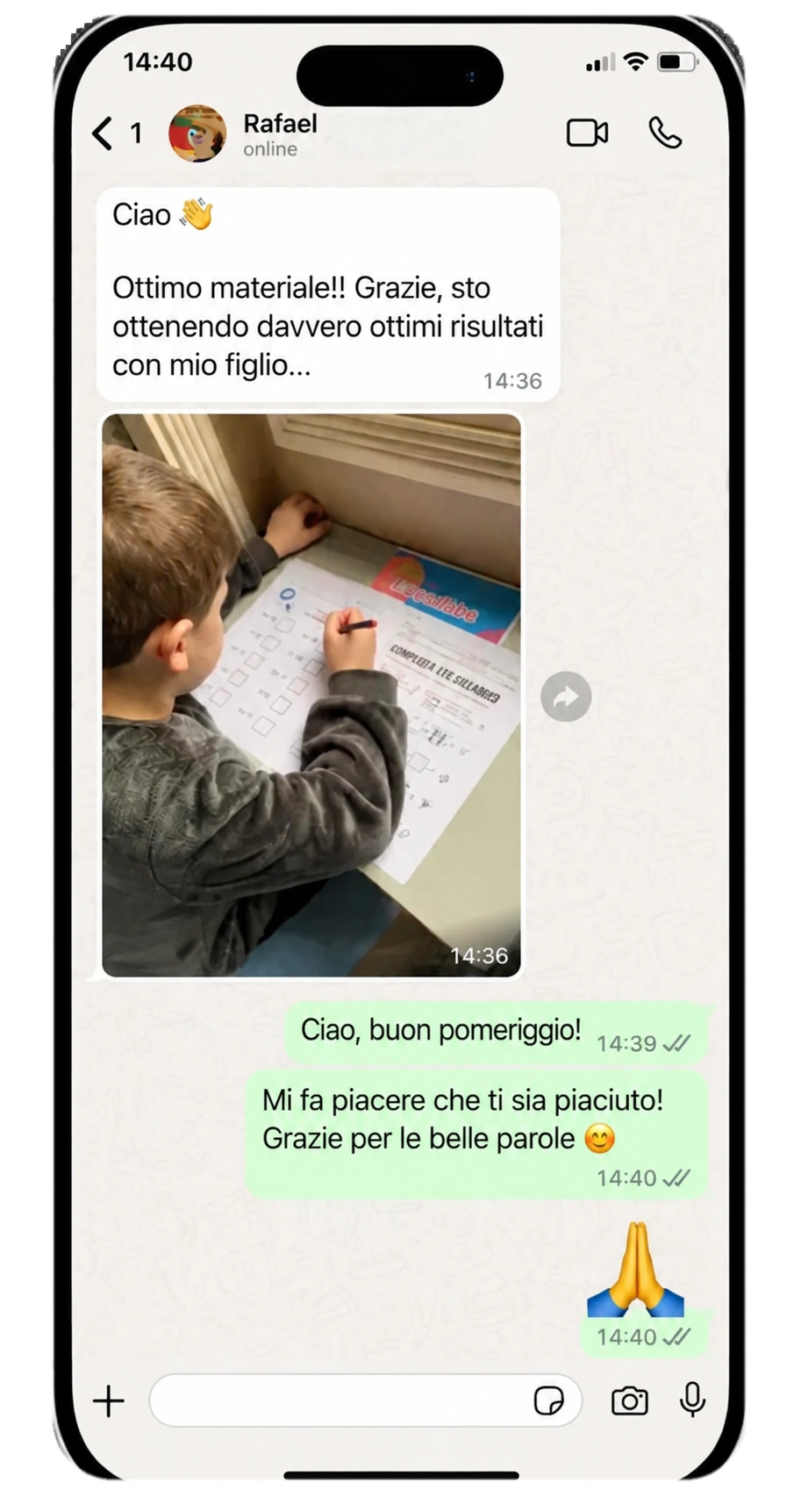 Testimonianza in italiano 1